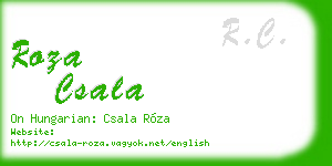 roza csala business card
